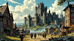 Ancient enlish castle covered by mutant orgaic technolgy, Paradigm 13 · FFF\RB\P13\104\006