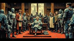 Queen of England opening parlament