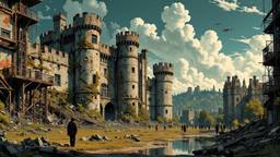 Ancient enlish castle covered by mutant orgaic technolgy, Paradigm 13 · FFF\RB\P13\106\005