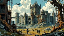 Ancient enlish castle covered by mutant orgaic technolgy, Paradigm 13 · FFF\RB\P13\106\006