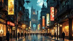 Steam punk version of Paris, Paradigm 13 · FFF\RB\P13\109\001