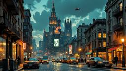 Steam punk version of Paris, Paradigm 13 · FFF\RB\P13\109\003