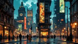 Steam punk version of Paris, Paradigm 13 · FFF\RB\P13\109\005