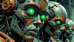Showing really really bad evil robot cyborg police men with…, Paradigm 13 · FFF\RB\P13\111\006