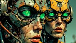 Showing really really bad evil robot cyborg police men with…