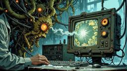An organic computer interface made out of Fungus and eye…, Paradigm 13 · FFF\RB\P13\115\002