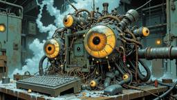 An organic computer interface made out of Fungus and eye…, Paradigm 13 · FFF\RB\P13\115\003