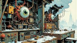 An organic computer interface made out of Fungus and eye…, Paradigm 13 · FFF\RB\P13\116\003