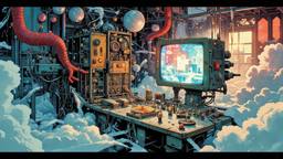 An organic computer interface made out of Fungus and eye…, Paradigm 13 · FFF\RB\P13\116\005