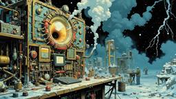 An organic computer interface made out of Fungus and eye…