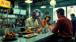 Distopian fast food diner, Paradigm 13 · FFF\RB\P13\119\003