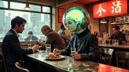 Distopian fast food diner, Paradigm 13 · FFF\RB\P13\119\004