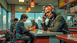 Distopian fast food diner, Paradigm 13 · FFF\RB\P13\119\005