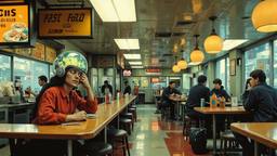 Distopian fast food diner, Paradigm 13 · FFF\RB\P13\119\006