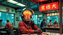 Distopian fast food diner, Paradigm 13 · FFF\RB\P13\119\007