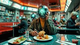 Distopian fast food diner, Paradigm 13 · FFF\RB\P13\123\002