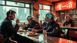 Distopian fast food diner, Paradigm 13 · FFF\RB\P13\123\004