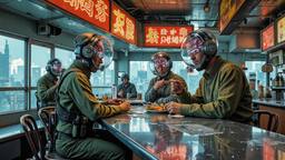 Distopian fast food diner, Paradigm 13 · FFF\RB\P13\123\005