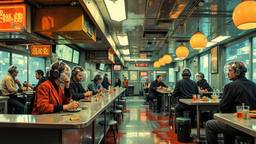 Distopian fast food diner, Paradigm 13 · FFF\RB\P13\123\006