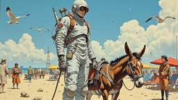 A very tall young teenage boy dressed in futuristic sliver…, Paradigm 13 · FFF\RB\P13\132\001