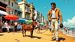 A vivid portrayal of a beach scenA vivid portrayal of…, Paradigm 13 · FFF\RB\P13\139\003